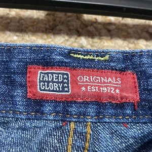 Faded glory denim shorts